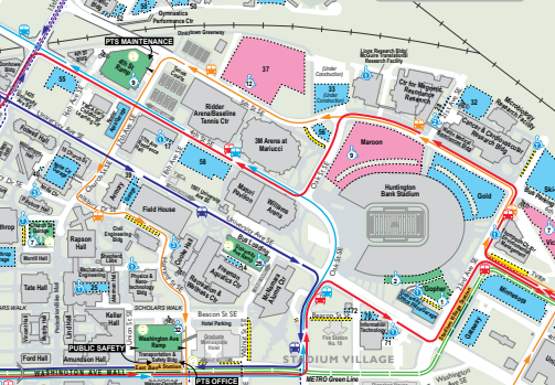 A map of a stadiumAI-generated content may be incorrect.